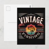 ヴィンテージ フィッシング リミテッド エディション ポストカード (正面/裏面)