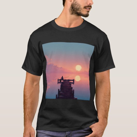 ヴィンテージ フィッシング ルアー Tシャツ (正面)