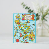 ヴィンテージ フィリピン共和国 ポストカード (スタンド正面)