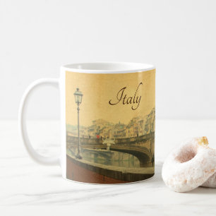 ヴィンテージ フィレンツェ イタリア コーヒーマグ ポンテ ヴェッキオ コーヒーマグカップ