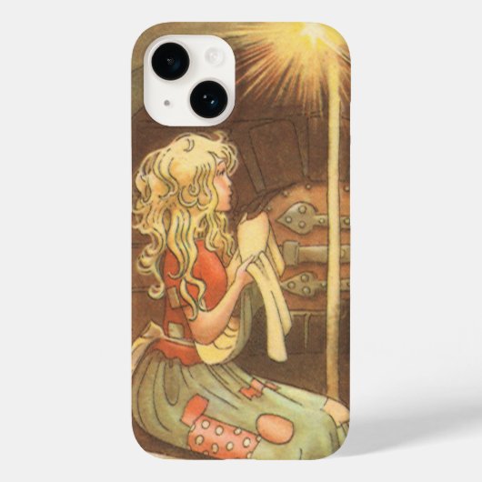 ヴィンテージ・フェアリーテイル、シンデレラと魔法の妖精の神母 Case-Mate iPhoneケース (裏面)