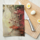 ヴィンテージ・フェアリーテイル、夢の材料 キッチンタオル (四つ折り)