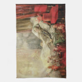 ヴィンテージ・フェアリーテイル、夢の材料 キッチンタオル (縦)