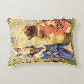 ヴィンテージ・フェアリーテイル、美女と野獣 アクセントクッション (正面)