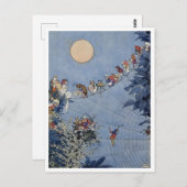 ヴィンテージ フェアリー アート ウィリアム ヒース ロビンソン ポストカード (正面/裏面)