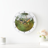 ヴィンテージ·フェアリー·オン·ア·スイング ラージ壁時計 (ホーム)