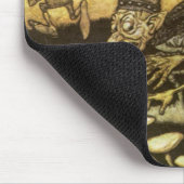 ヴィンテージ フェアリー テイル、ラッカムによる労働者一団 マウスパッド (コーナー)