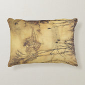 ヴィンテージ・フェアリー・テイル、ラッカムのフェアリーの綱渡り アクセントクッション (正面)