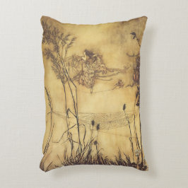 ヴィンテージ・フェアリー・テイル、ラッカムのフェアリーの綱渡り アクセントクッション