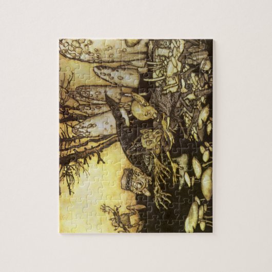 ヴィンテージ・フェアリー・テイル、ラッカムの労働者たち ジグソーパズル (縦)