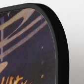 ヴィンテージ・フェアリー・テイル、リトル・マーメイドの海の珊瑚 ピックルボールラケット (左詳細)