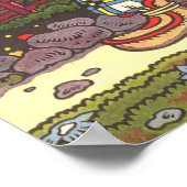 ヴィンテージ・フェアリー・テイル、少年と北風、ハウマン ポスター (角)