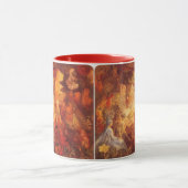 ヴィンテージ・フェアリー・テイル 捕われたルビーロビン by フィッツジェラルド マグカップ (中央)