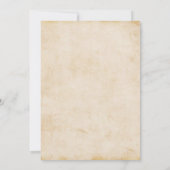 ヴィンテージ・フェアリー・ベビーシャワー招待状 招待状 (裏面)
