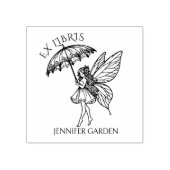 ヴィンテージ フェアリー ライブラリー ブック ラバースタンプ (インプリント)