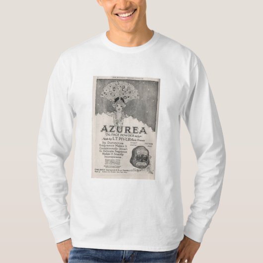 ヴィンテージ フェイスパウダー広告 Tシャツ (正面)