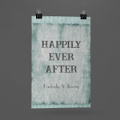 ヴィンテージ&フェイディンググリーン オリジナルデザイン ポスター