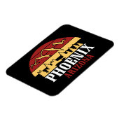 ヴィンテージ フェニックス アリゾナ州 アメリカ アート サンセット マグネット (左側)