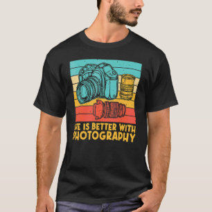 ヴィンテージ フォトグラファー メンズ レディース 写真 Tシャツ