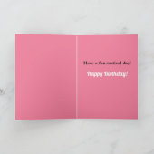 ヴィンテージ·フォト·ガールズがおもしろいと資金を手に入れたい カード (内部)