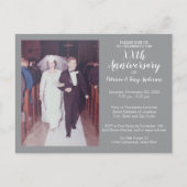 ヴィンテージ フォト フレーム付きの結婚記念日 ポストカード (正面)