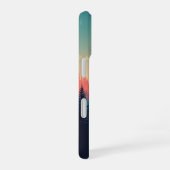 ヴィンテージ フォレスト グラデーション iPhone 16ケース (右側面)
