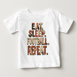 ヴィンテージ フットボール ファンデザイン | レトロ サッカー グラフィック ベビーTシャツ