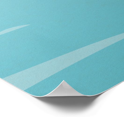 ヴィンテージ・フライ・トゥ・シドニー,オーストラリア旅行ポスター ポスター (角)