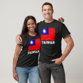 ヴィンテージ フラグ 台湾 国 復古 フラグ 台湾人 Tシャツ (ユニセックス)