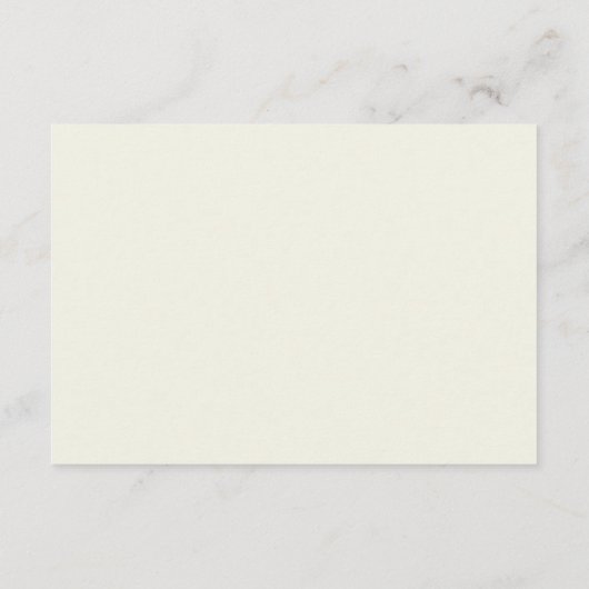 ヴィンテージ フラワーズ ガーデン ウェディング レセプション カード (裏面)