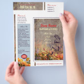 ヴィンテージ フラワーズ - フライヤー (手)