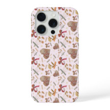 ヴィンテージ フラワーズ & ペーパーハート iPhoneケース
