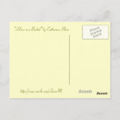 ヴィンテージ フラワーズ ポストカード (裏面)