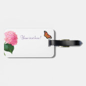 ヴィンテージ フラワーズ 荷物タグ ラゲッジタグ (裏面横)