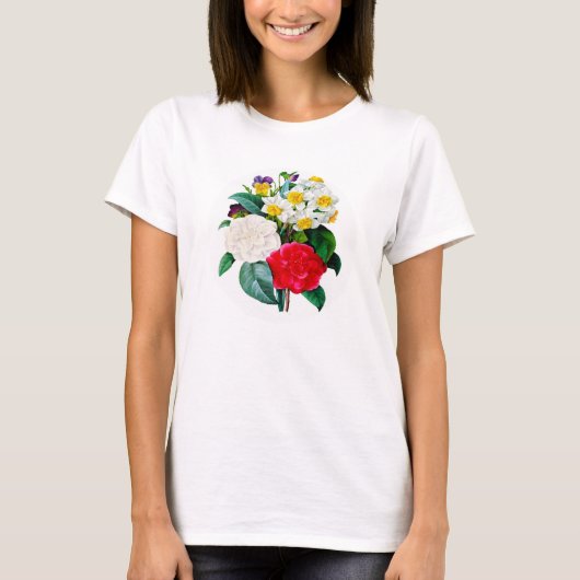 ヴィンテージ フラワーズ Tシャツ (正面)
