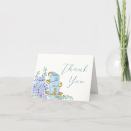 ヴィンテージ フラワーティーパーティー ベイビーシャワー サンキューカード