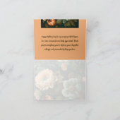 ヴィンテージ フラワーデザイン 母の日 カード (内部)