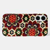 ヴィンテージ フラワーパターン Case-Mate iPhoneケース (裏面 (横))