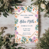 ヴィンテージ フラワーパーティーの招待状 招待状