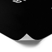 ヴィンテージ フラワーブラック ブライダルシャワー ブランチ ウェルカム ポスター (角)