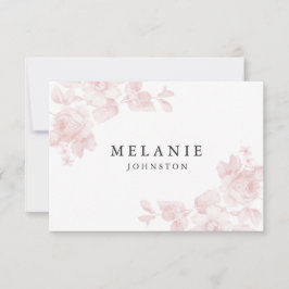 ヴィンテージ フラワープレイスカード 招待状