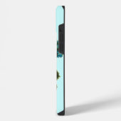 ヴィンテージ フラワーローズ 十字架 iPhoneケース (左側面)