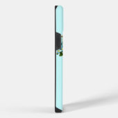 ヴィンテージ フラワーローズ 十字架 iPhoneケース (右側面)