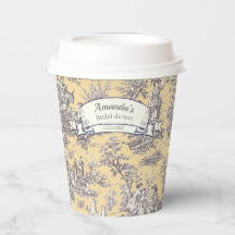 ヴィンテージ フラワー イエロー グレー トワール ド ジュー