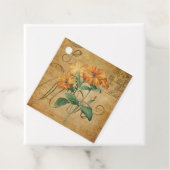 ヴィンテージ フラワー ギフト＆好意タグ フェイバータグ (インサイチュ)