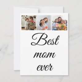 ヴィンテージ フラワー コラージュ フォト 母の日 カード