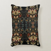 ヴィンテージ フラワー タペストリー アート プリント アクセントクッション (正面(垂直))