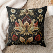 ヴィンテージ フラワー タペストリー アート プリント クッション (ブランケット)