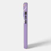 ヴィンテージ フラワー バレリーナ 美意識 パープル Case-Mate iPhoneケース (裏面 / 左)