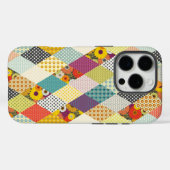 ヴィンテージ フラワー パッチワーク キルト Case-Mate iPhoneケース (裏面 (横))